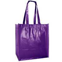 Purple Laminated Little Storm Grocery Bag Thumb