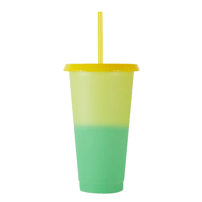 Yellow Color Changing Tumbler