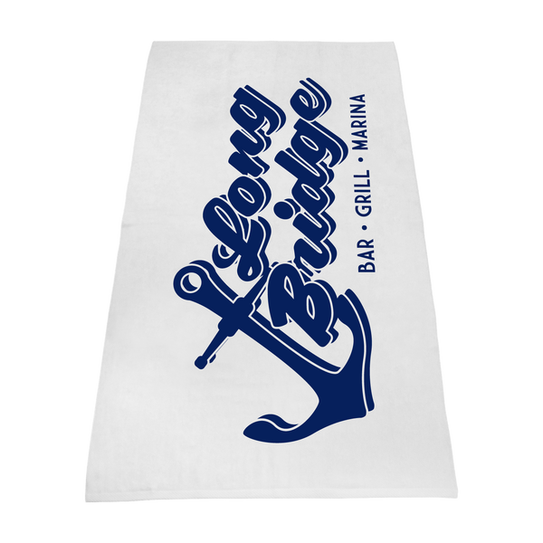 imprinted beach towels,  white beach towels, 