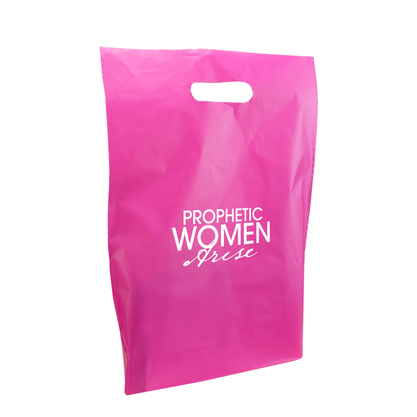 breast cancer awareness bags,  plastic bags, 