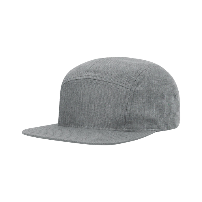Heather Gray 5-panel Cap