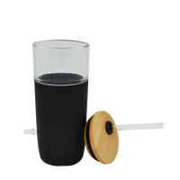  Discontinued Glass Tumbler with Straw Thumb