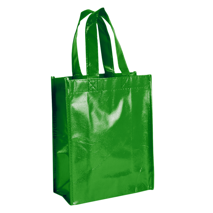 Lime Green Laminated Fiesta Tote