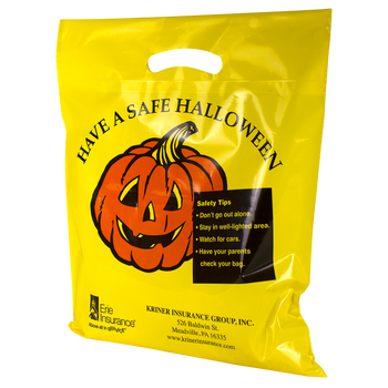 Yellow Pumpkin Halloween Bag