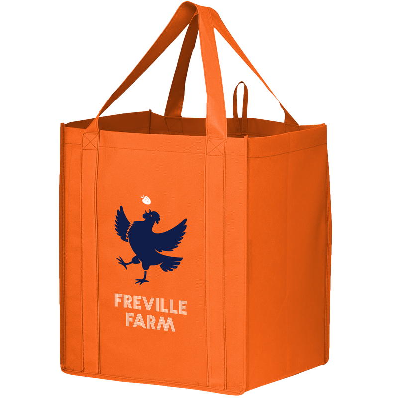 Freville Farm / Big Storm Grocery Bag / Reusable Grocery Bags