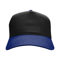 Royal/Black Otto Cotton Twill Baseball Cap Thumb