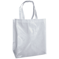 White Laminated Big Storm Grocery Bag Thumb