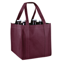 Burgundy 4-Bottle Growler Tote Thumb