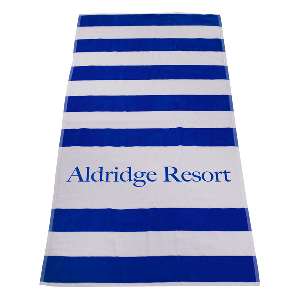 striped beach towels,  best selling towels,  silkscreen imprint, 