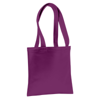 Purple Large Vegan Leather Tote Bag Thumb