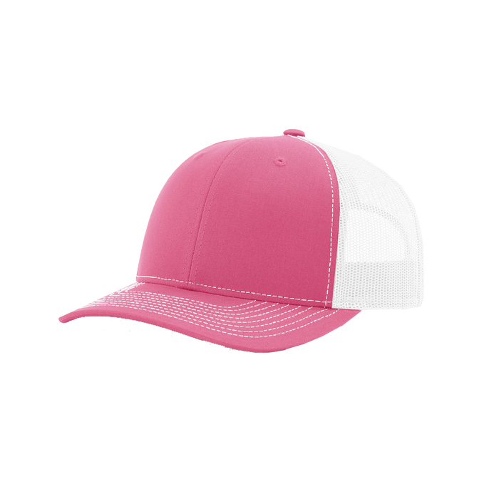 Pink/White Richardson Trucker Snapback Hat