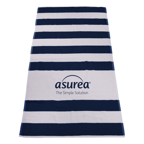 imprinted beach towels,  striped beach towels, 