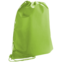 Lime Green DISCONTINUED-Classic Drawstring Backpack Thumb