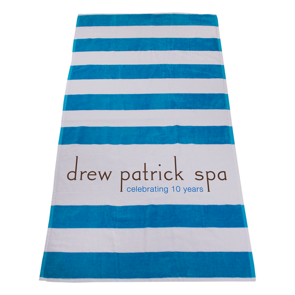 imprinted beach towels,  striped beach towels, 