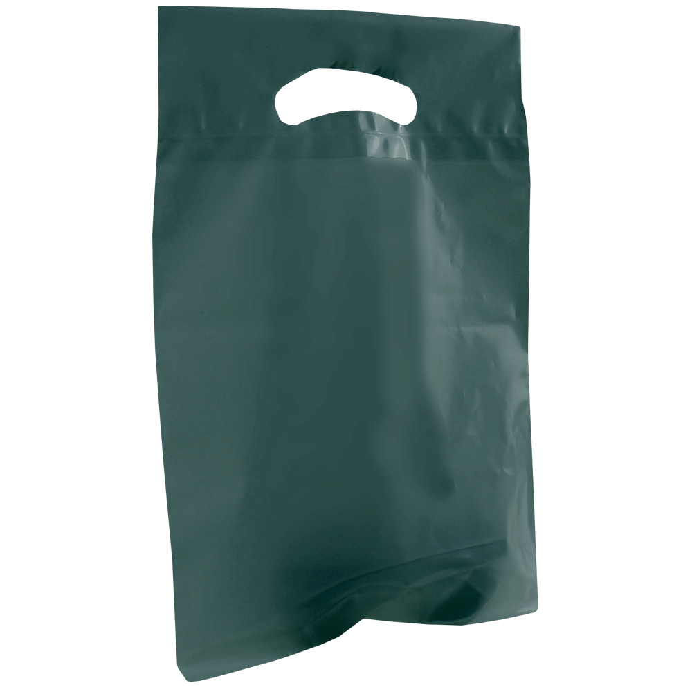 25 Strong Clear Transparent Colour Plastic Polythene Die Cut Handle Carrier  Bags