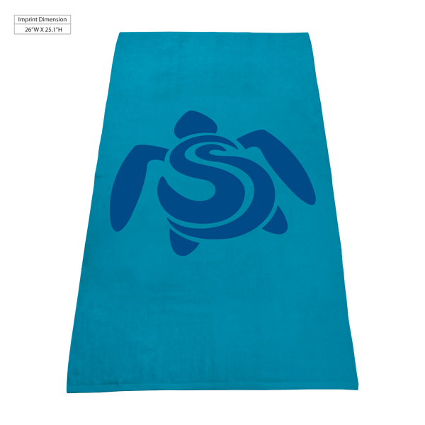 best selling towels,  color beach towels,  silkscreen imprint, 