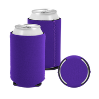 Dark Purple Premium Collapsible Neoprene Koozie Thumb