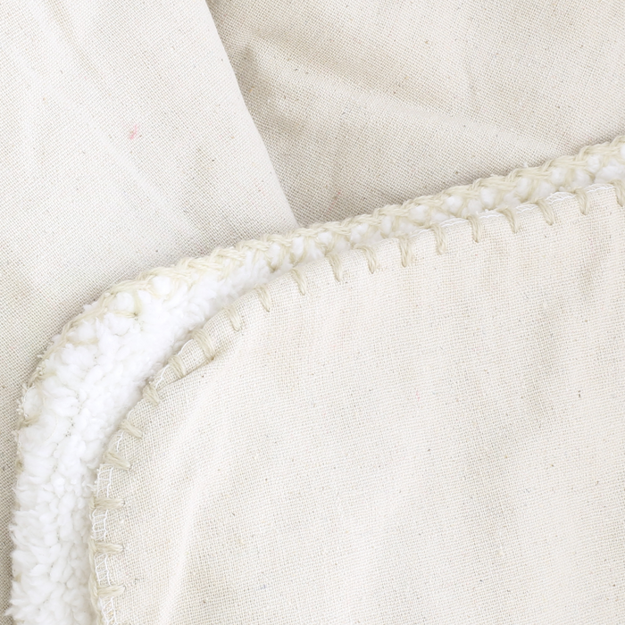 Slaggard Linen Blanket / Embroidered Blankets and Screen Printed