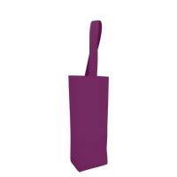 Purple 1 Bottle Vegan Leather Wine Tote Thumb
