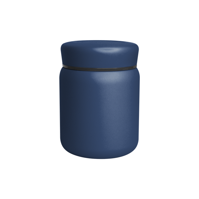 Matte Navy Stainless Steel Insulated Food Canister