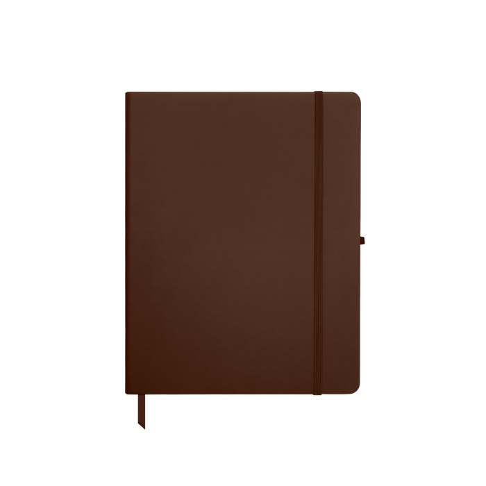 Brown Medium Soft Faux Leather Journal