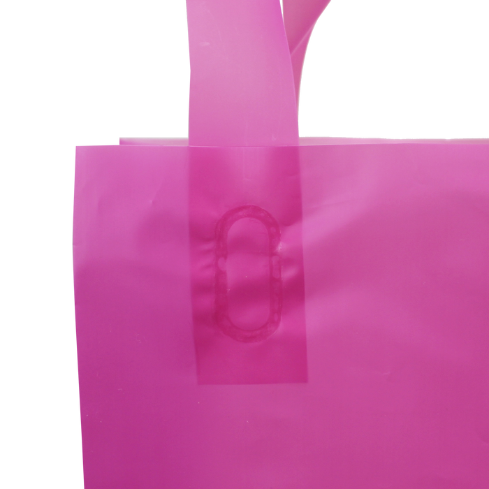  Medium Frosted Plastic Shopper