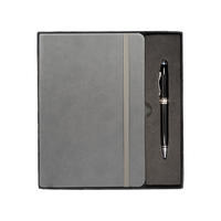 Gray Tuscany™ Journal and Stylus Pen Gift Set Thumb