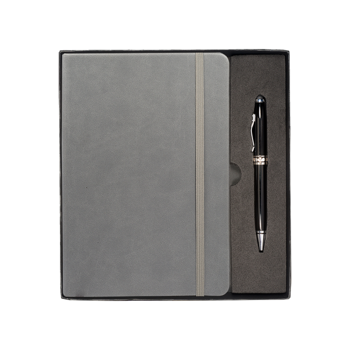 Gray Tuscany™ Journal and Stylus Pen Gift Set