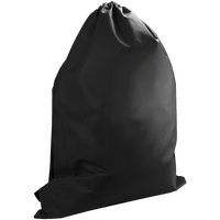 Black Heavy Duty Drawstring Laundry Bag Thumb