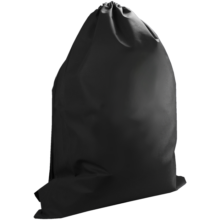 Black Heavy Duty Drawstring Laundry Bag