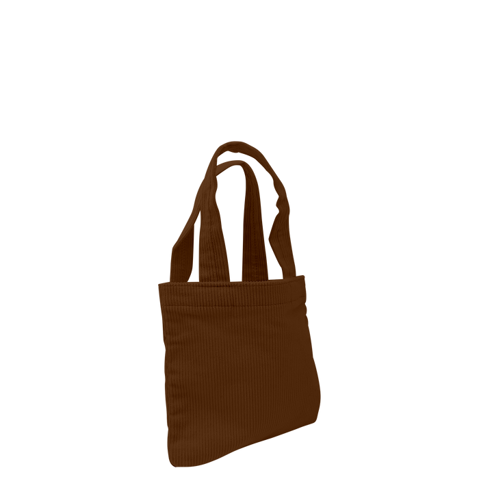 Nutmeg Small Corduroy Tote Bag