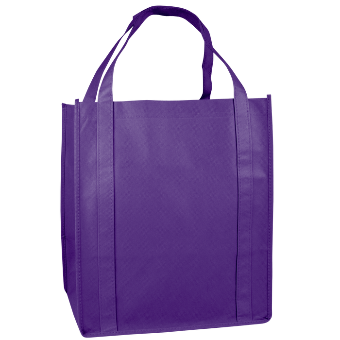 Purple Big Thrifty Grocery Tote