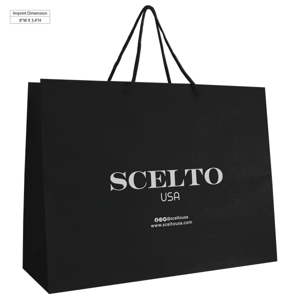 matte & glossy shoppers,  paper bags,  breast cancer awareness bags, 