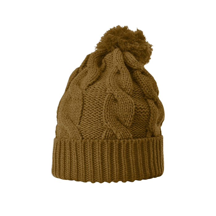 Curry Cable Knit Beanie