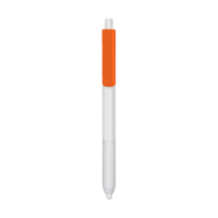 Orange with Blue Ink Antibacterial Pen Thumb