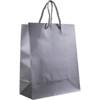 Platinum Small Glossy Shopper Bag Thumb