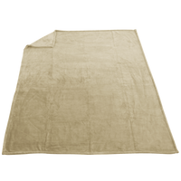 Beige Taos Microfleece Throw Thumb