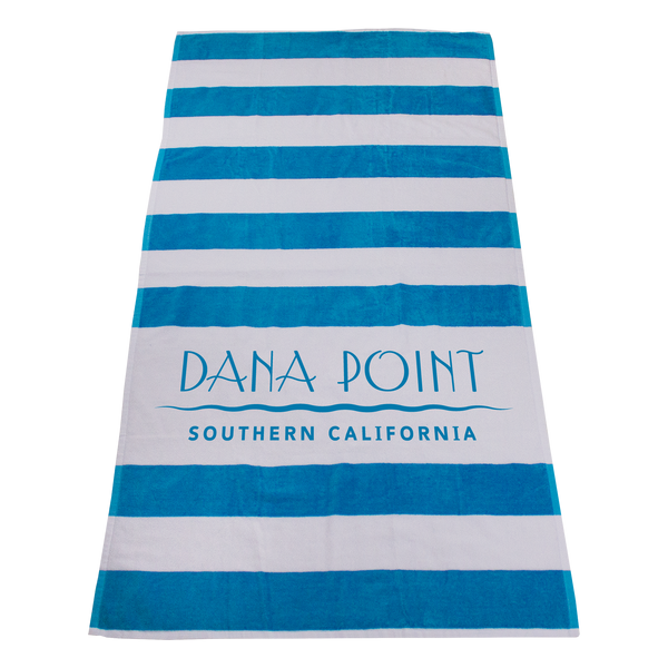 imprinted beach towels,  striped beach towels, 