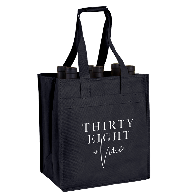 Thirty-Eight and Vine / 6 Bottle Wine Tote / Tote Bags