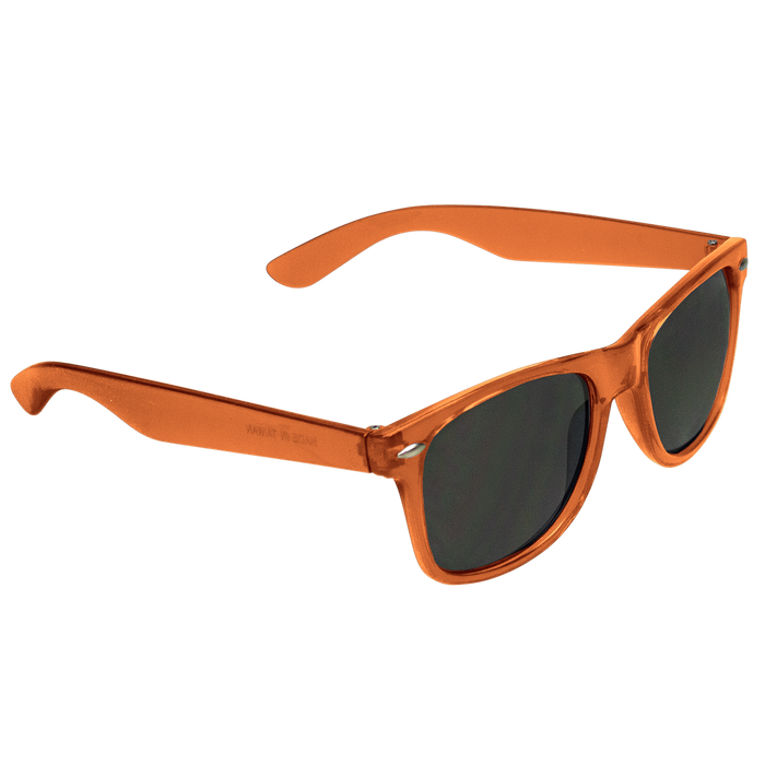 Translucent Orange Classic Color Sunglasses