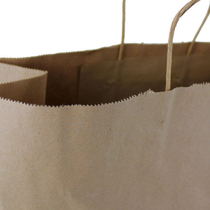  Extra Wide Kraft Paper Shopper Bag