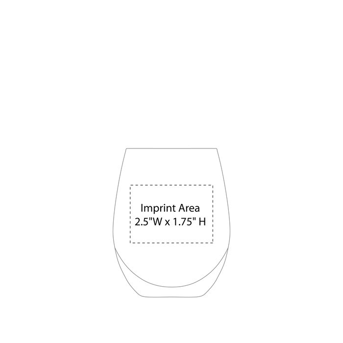  15 oz. Stemless Wine Glass