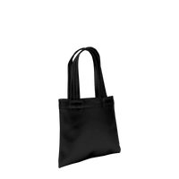 Black Small Vegan Leather Tote Bag Thumb