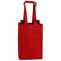 Red 4 Bottle Wine Tote Thumb