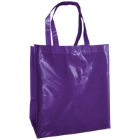 Purple Laminated Big Storm Grocery Bag Thumb