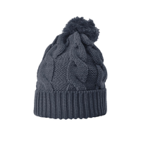 Slate Cable Knit Beanie Thumb