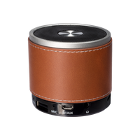 Tan Tuscany™ Faux Leather Wireless Speaker Thumb