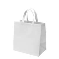 White Small USA Made Sonic-Weld Tote Thumb