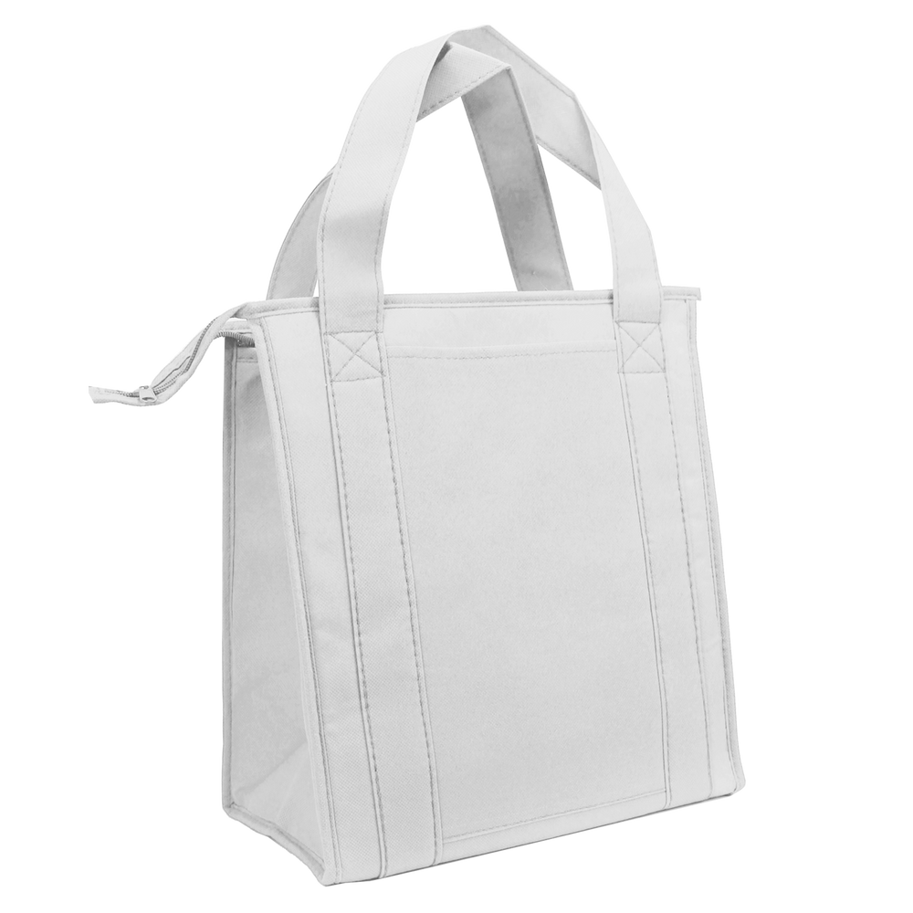 White insulated sales tote bag