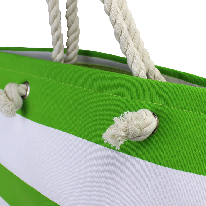  Marina Striped Beach Tote